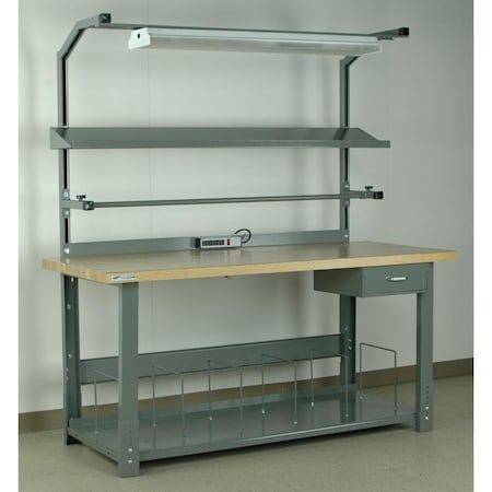 Stackbin Workbenches, 72" W, 1000 lb. M7230BDN
