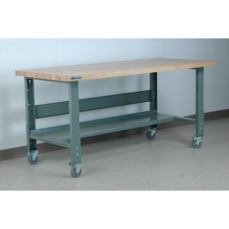 Stackbin Workbench, Mobile, Height, Adj. M6030-3512