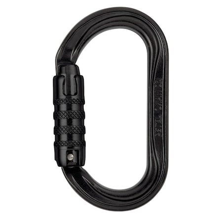 Petzl High-Strength Oval Carabiner, Black M72A TLN