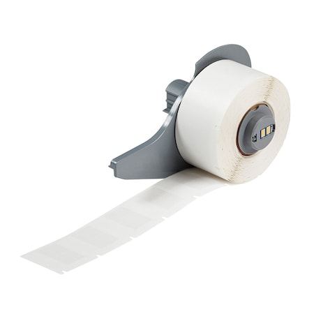Brady Wraparound Label, White, Vinyl, 1/2 in W M7-19-427-2S