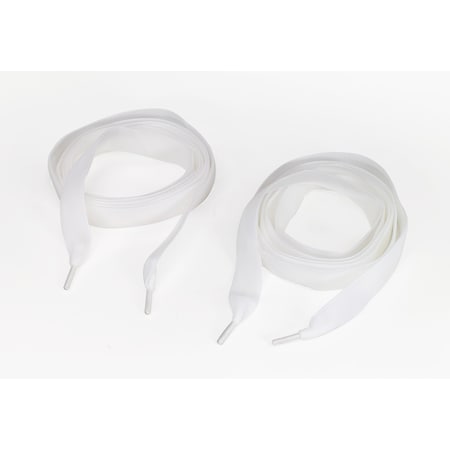Pearl Velvet 5/8 In Tipped Laces, 60 In L, White (2Pk) M8900-0000-60V