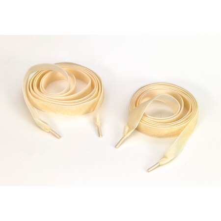 Pearl Velvet 5/8 In Tipped Laces, 54 In Lengths, Ivory (2Pk) M8900-0003-54V