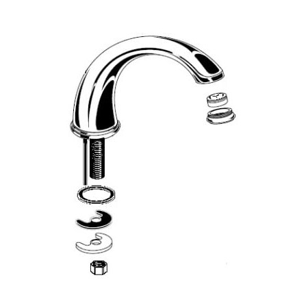 American Standard Spout Kit (Crescent Spout) M961724-0020A M961724-0020A