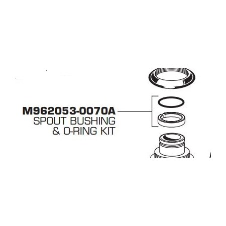 American Standard Spout Bushing And O-Ring Kit M962053-0070A