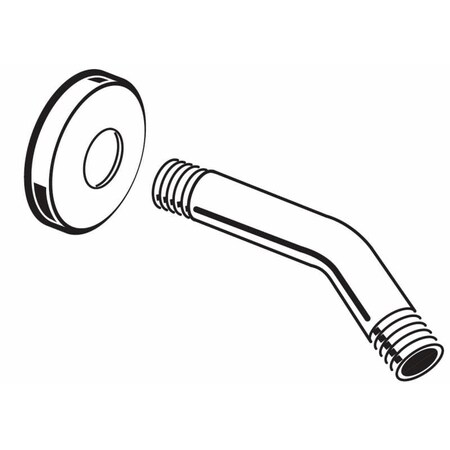American Standard Shower Arm - Flange, 7.5L Chrome M962493-0020A