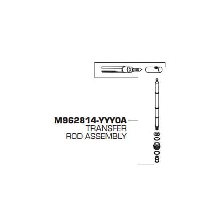 American Standard Transfer Rod Assembly M962814-0020A
