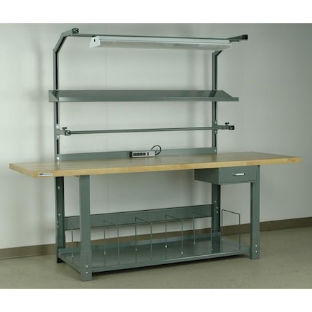 Stackbin Workbenches, 96" W, 1000 lb. M9636BDN