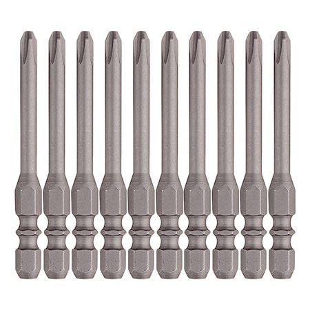 Vessel Power Bit 1/4" Hex Ab, +2x4.5x65H , PK10 MAB16P24565H