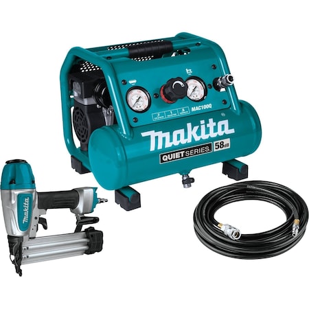 MAKITA Quiet Series Electric Air Compressor MAC100QK1