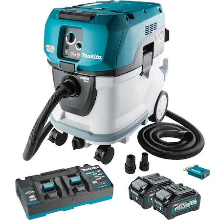 Makita Xgt 10Gal Hepa Wet/Dry Vacuum Kit 80V GCV07PMU