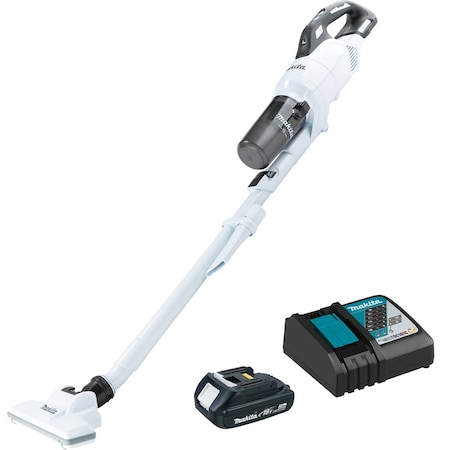 Makita Upright Vacuum Cleaner, White, 4.4 lb XLC11R1W