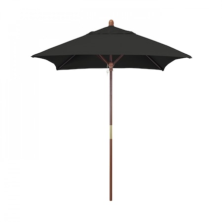 California Umbrella Patio Umbrella, Square, 102.63" H, Sunbrella Fabric, Black 194061035559
