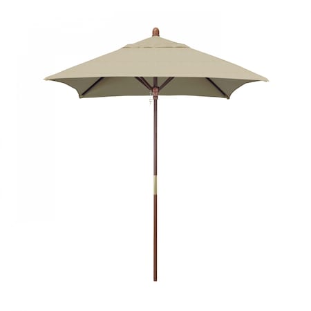 California Umbrella Patio Umbrella, Square, 102.63" H, Sunbrella Fabric, Antique Beige 194061035566