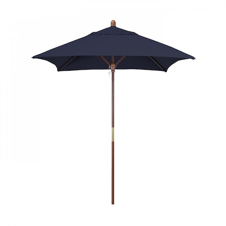 California Umbrella Patio Umbrella, Square, 102.63" H, Sunbrella Fabric, Navy 194061035573