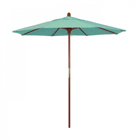 California Umbrella Patio Umbrella, Octagon, 93.13" H, Sunbrella Fabric, Spectrum Mist 194061035597