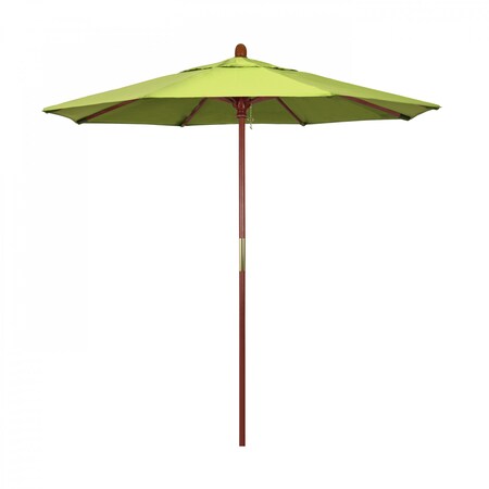 California Umbrella Patio Umbrella, Octagon, 93.13" H, Sunbrella Fabric, Parrot 194061035702