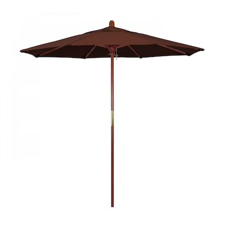California Umbrella Patio Umbrella, Octagon, 93.13" H, Sunbrella Fabric, Bay Brown 194061035832