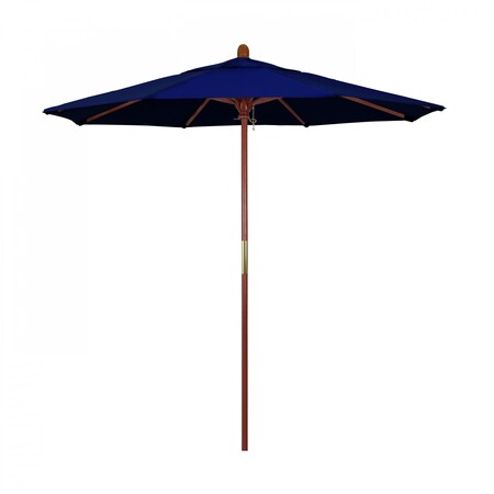 California Umbrella Patio Umbrella, Octagon, 93.13" H, Sunbrella Fabric, True Blue 194061035948