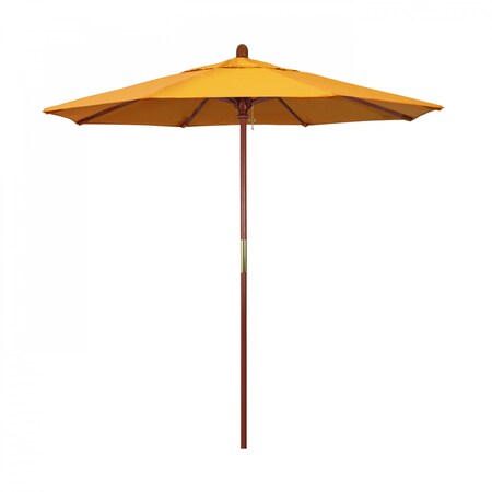 California Umbrella Patio Umbrella, Octagon, 93.13" H, Pacifica Fabric, Yellow 194061036426