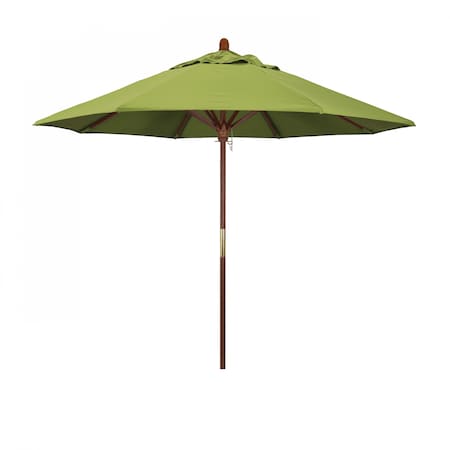 California Umbrella Patio Umbrella, Octagon, 97.5" H, Sunbrella Fabric, Macaw 194061036686