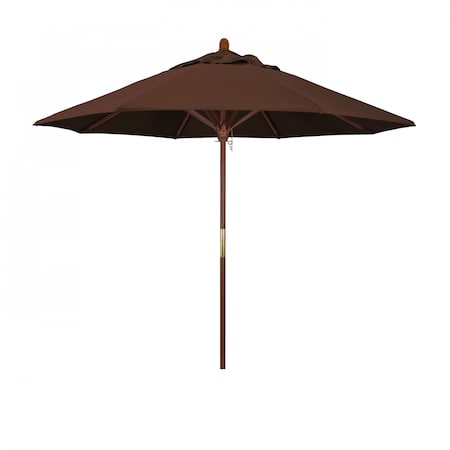California Umbrella Patio Umbrella, Octagon, 97.5" H, Sunbrella Fabric, Bay Brown 194061036693