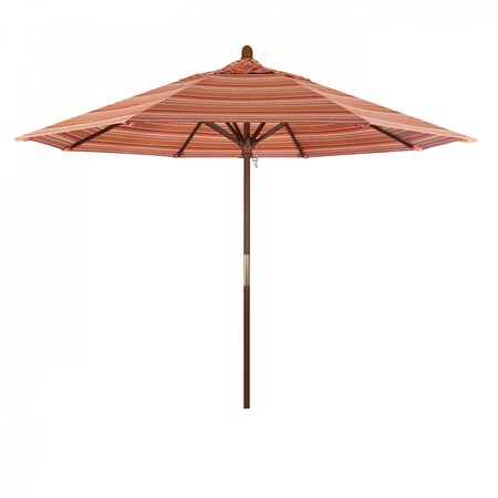Patio Umbrella, Octagon, 97.5"" H, Sunbrella Fabric, Dolce Mango -  CALIFORNIA UMBRELLA, 194061036815