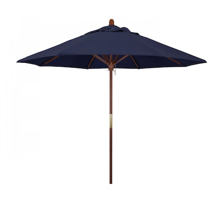 California Umbrella Patio Umbrella, Octagon, 97.5" H, Olefin Fabric, Navy 194061036969