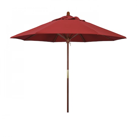 California Umbrella Patio Umbrella, Octagon, 97.5" H, Olefin Fabric, Red 194061036976