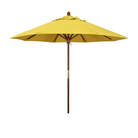 California Umbrella Patio Umbrella, Octagon, 97.5" H, Olefin Fabric, Lemon 194061036990