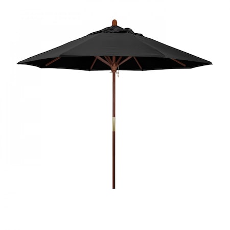 March Patio Umbrella, Octagon, 97.5" H, Olefin Fabric, Black 194061037027