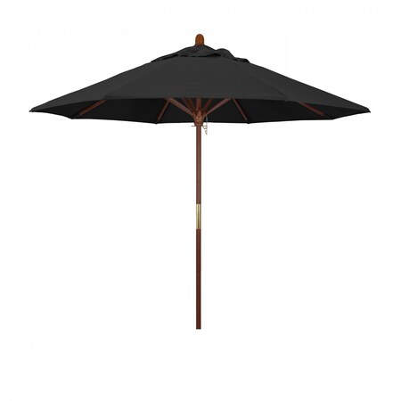 California Umbrella Patio Umbrella, Octagon, 97.5" H, Pacifica Fabric, Black 194061037188