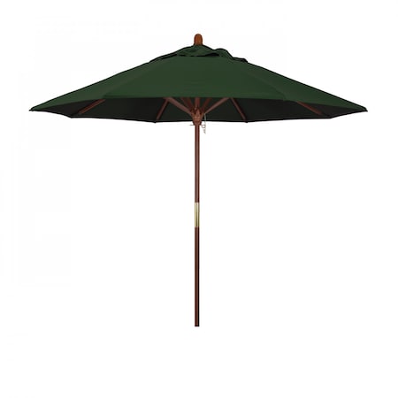 California Umbrella Patio Umbrella, Octagon, 97.5" H, Pacifica Fabric, Hunter Green 194061037294