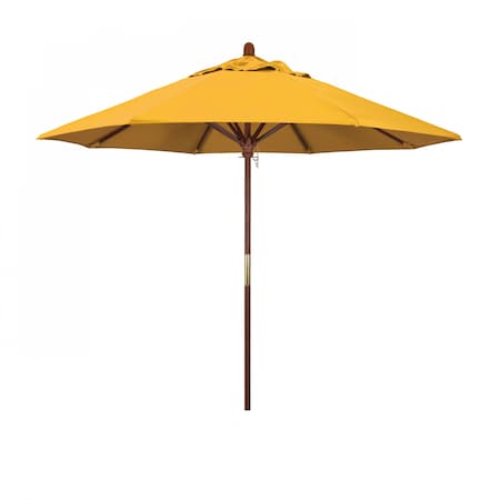 California Umbrella Patio Umbrella, Octagon, 97.5" H, Pacifica Fabric, Yellow 194061037324
