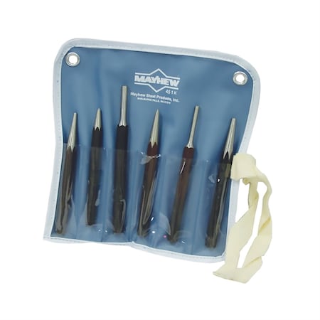 Mayhew Punch Set, 6 pcs. 62030