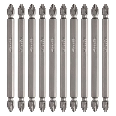 Vessel Double-Ended Bit 1/4" Hex B, +2x10, PK10 MB43P2100H