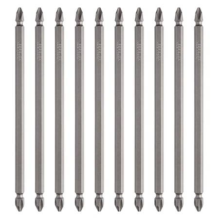 Vessel Double-Ended Bit 1/4" Hex B, +2x15, PK10 MB43P2150H