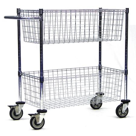Technibilt Supply Cart, 2 Baskets, 18x42x40 MC24.2