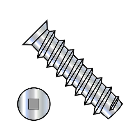Zoro Select Binding Screw, M6.3X10 mm Thd Sz, Steel, 8000 PK M6.310DEQF