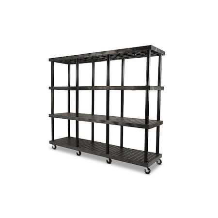 Spc Industrial Dura-Shelf, Mobile, 96"x24", 4-Shelf System MDS9624X4