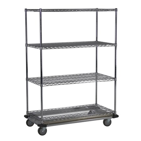 Technibilt Shelving Systems Unit, w/Casters, 5-Shelf, 18x48x81 MD855CH