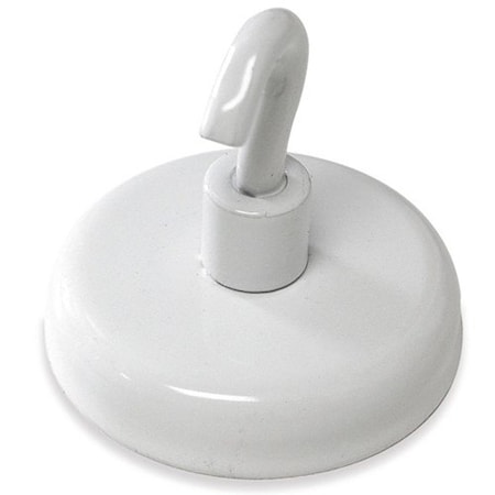 Ty-Flot Magnetic Hook, White, 14 lb Strength MHHH14