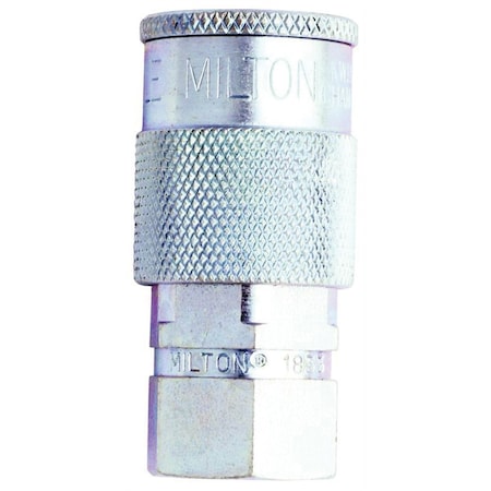 Milton H-Style Coupler, 1/4" Npt Female 1833