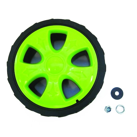 Sun Joe Replacement Front Wheel, for MJ408E MJ408E-FTWHEEL