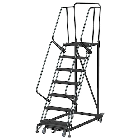 Ballymore Safety Rolling Ladder, Steel, 70 in.H ML073221G