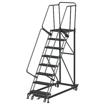 Ballymore Safety Rolling Ladder, Steel, 80 in.H ML083221G
