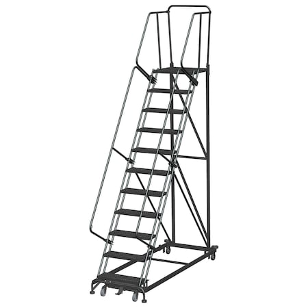 Ballymore Safety Rolling Ladder, Steel, 110 in.H ML113221G