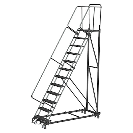 Ballymore Safety Rolling Ladder, Steel, 120 in.H ML123221P
