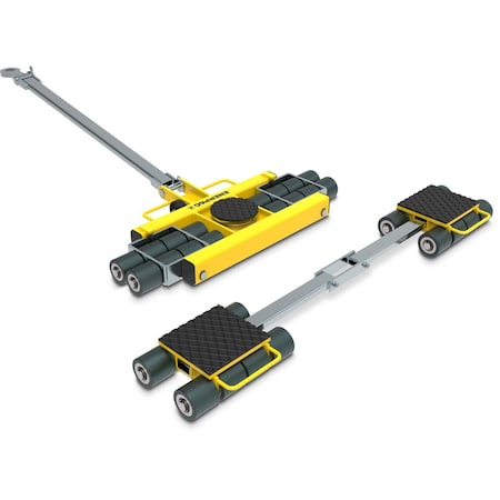 Enerpac Wheeled Machine Skate Set, 27 ton MLSS27