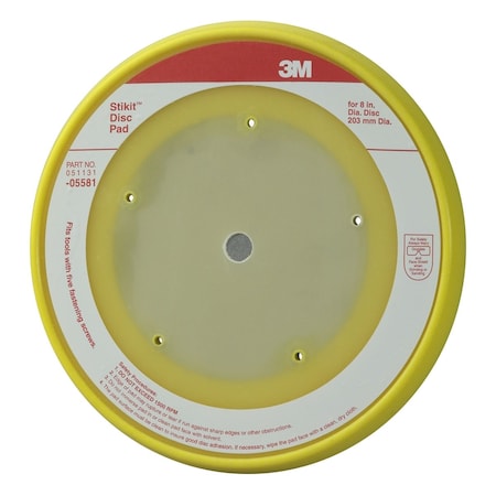 3M Stikit Disc Pad, 8" MMM5581