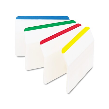 Post-It Angled Tabs, 2x1 1/2, Striped, Assrtd, PK24 686A-1